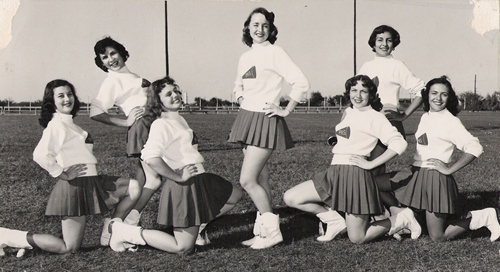Falfurrias TX - Premont High School Cheerleaders, 1953