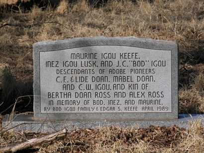 Doan's Crossing Texas memorial marker