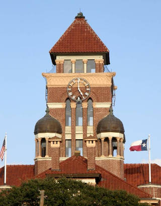 Gonzales Tx - Gonzales County Courthouse Tower