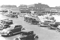 Gilmer town square 1930