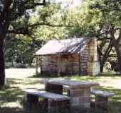 Harper city park with cabin