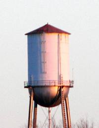 Honey Grove Texas water tower