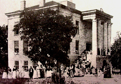 Baylor Female College, Independence Texas old photo