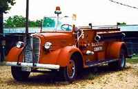 Red fire truck