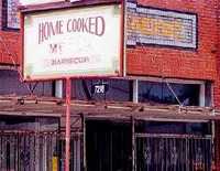 Old cafe in  Iola Texas