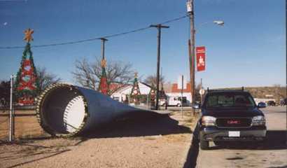 wind turbine blade Iraan Texas