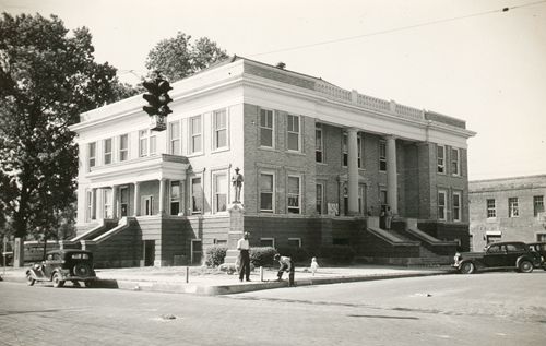 Jefferson TX - Marion County Courthouse vintage photo