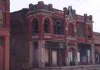 Kerens downtown brick building