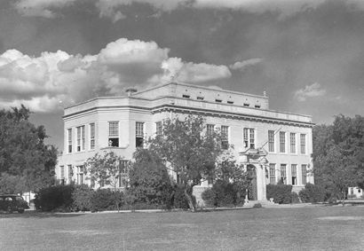 Kerr County Courthouse, Kerrville, Texas old photo