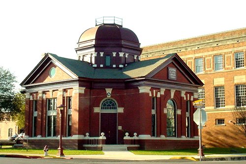 Lockhart, Texas - Dr. Eugene Clark Library building 