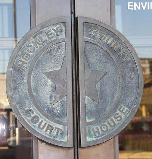 Levelland TX - 1928 HockleyCounty Courthouse Door