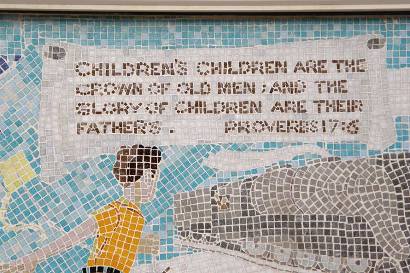 Levelland Tx  "Children" Mosaic Wall