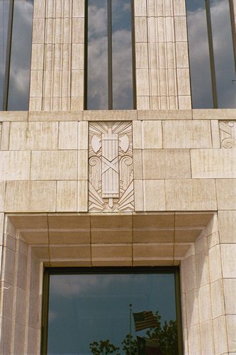 Longview Texas Gregg County courthouse architectural detail