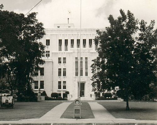 Longview Texas Gregg County courthouse old photo