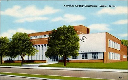 1955 Angelina County Courthouse, Lufkin, Texas