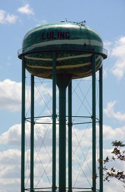 Luling TX - Watermelon Water Tower