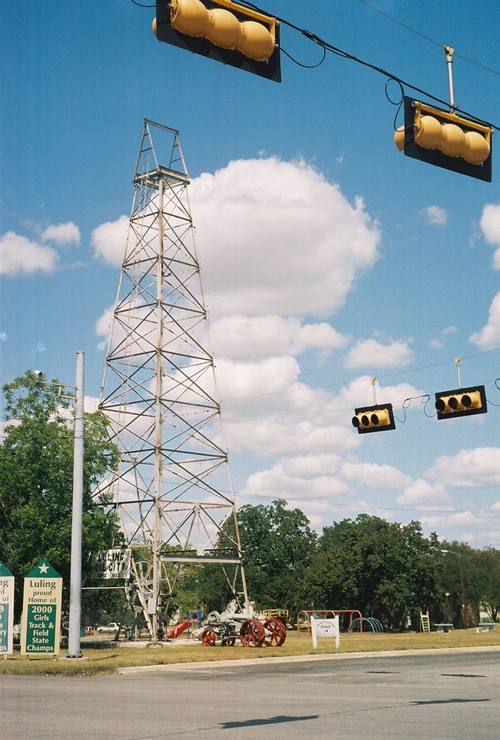 Luling TX - Oil City display