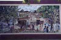 Mural featuring residence in Malakoff Texas
