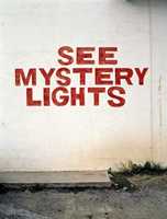 Sign: See Mystery Lights