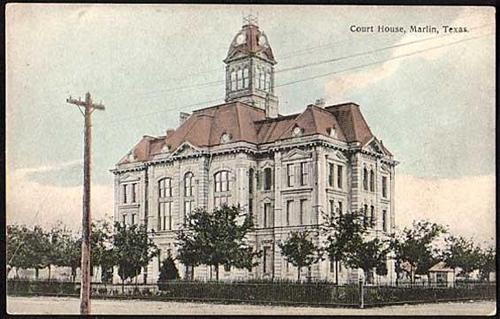 1888 Falls County Courthouse Marlin Texas