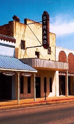 Marlin, TX - Strand Theatre old neon sign