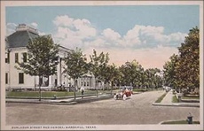 Burleson Street, Marshall, Texas residences