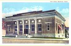 US post office in Marshall, TExas