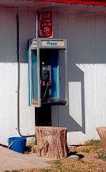 Telephone booth in Mentone