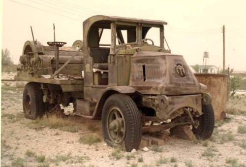 Mentone Texas Old Oilfield Truck