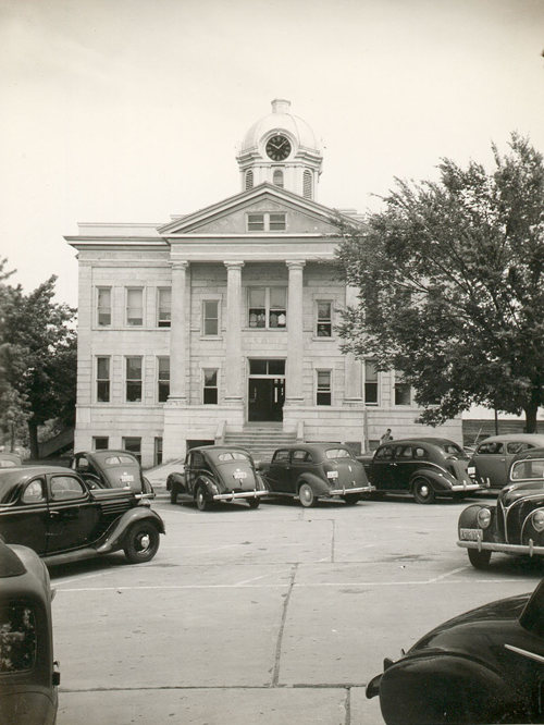 Mount Vernon Texas - Franklin County courthouse 