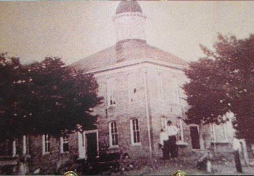 Mount Vernon, Texas - 1875 First  Franklin County Courthouse,