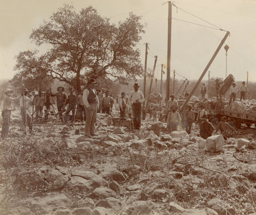 TX - Muldoon Quarry vintage photo