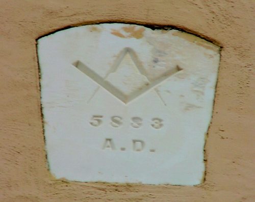 Navasota TX - Masonic  Lodge Plate