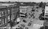 Palestine Texas street scene postcard