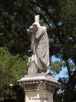 Paris TX Greenwood Cemetery - Jesus In Cowboy Boot