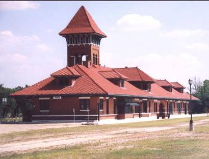 Paris,  Texas  restored Santa Fe-Frisco-Kiamichi Depot 