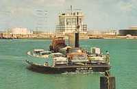 The Aransas Ferry postcard