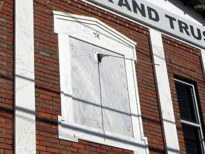 San Augustine, Texas - Vertical Sundial