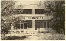 Kerr Hotel, Sanderson, Texas