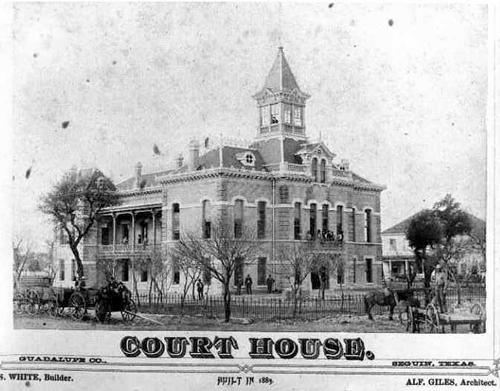 Seguin Texas - The 1889 Guadalupe County Courthouse 