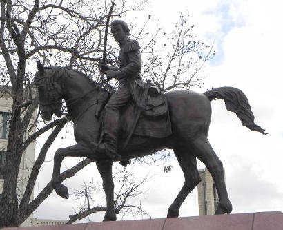 Seguin TX - Juan Seguin  Equestrian Statue