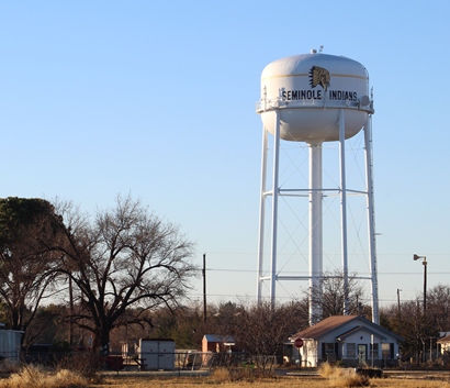 Seminole TX water tower