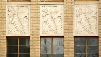 Sterling City Tx - Sterling County Courthouse Art Deco architectural detail