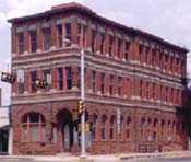 Taylor Texas red sandstone bank building