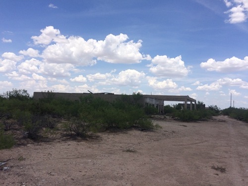 Girvin TX - old gas station ruins