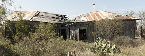 Pumpville TX abandoned building