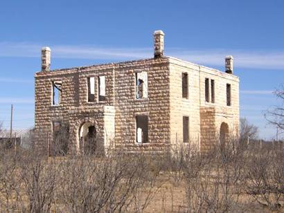 1911 Reagan County courthouse in Stiles, Texas