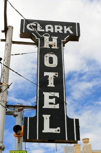 Van Horn Texas Clark Hotel neon