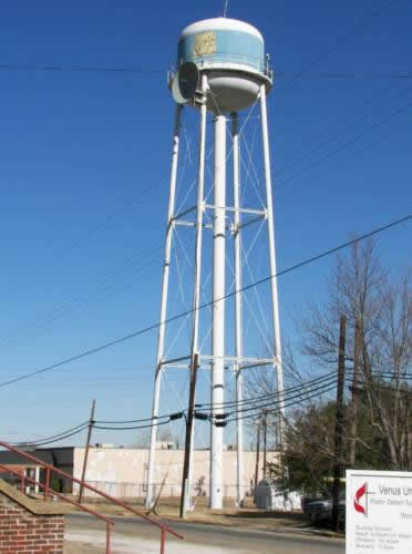 Venus Texas water tower