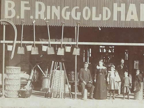 Crowell TX - B.F. Ringgold Hardware Store 